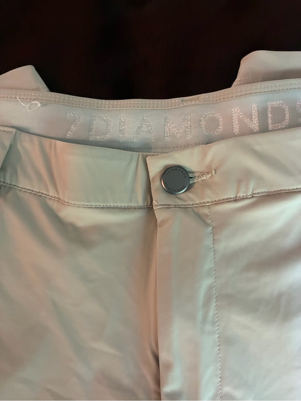 7 Diamonds Men’s Khaki/Cream Performance Shorts